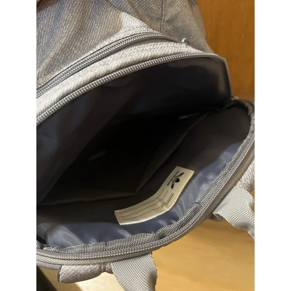NWT ADIDAS Originals National 3.0 Backpack Grey‎ White Gray Laptop Pocket